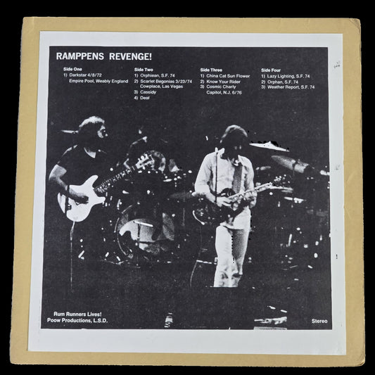 Grateful Dead – Ramppens Revenge – R-012 – US Bootleg – VG+ VG+