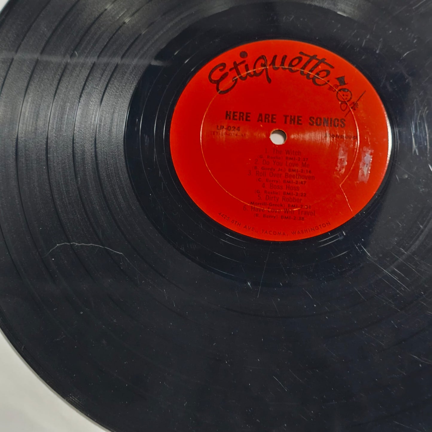 The Sonics - Here Are The Sonics!!! – 1965 US Mono Original LP Etiquette – VG-/VG