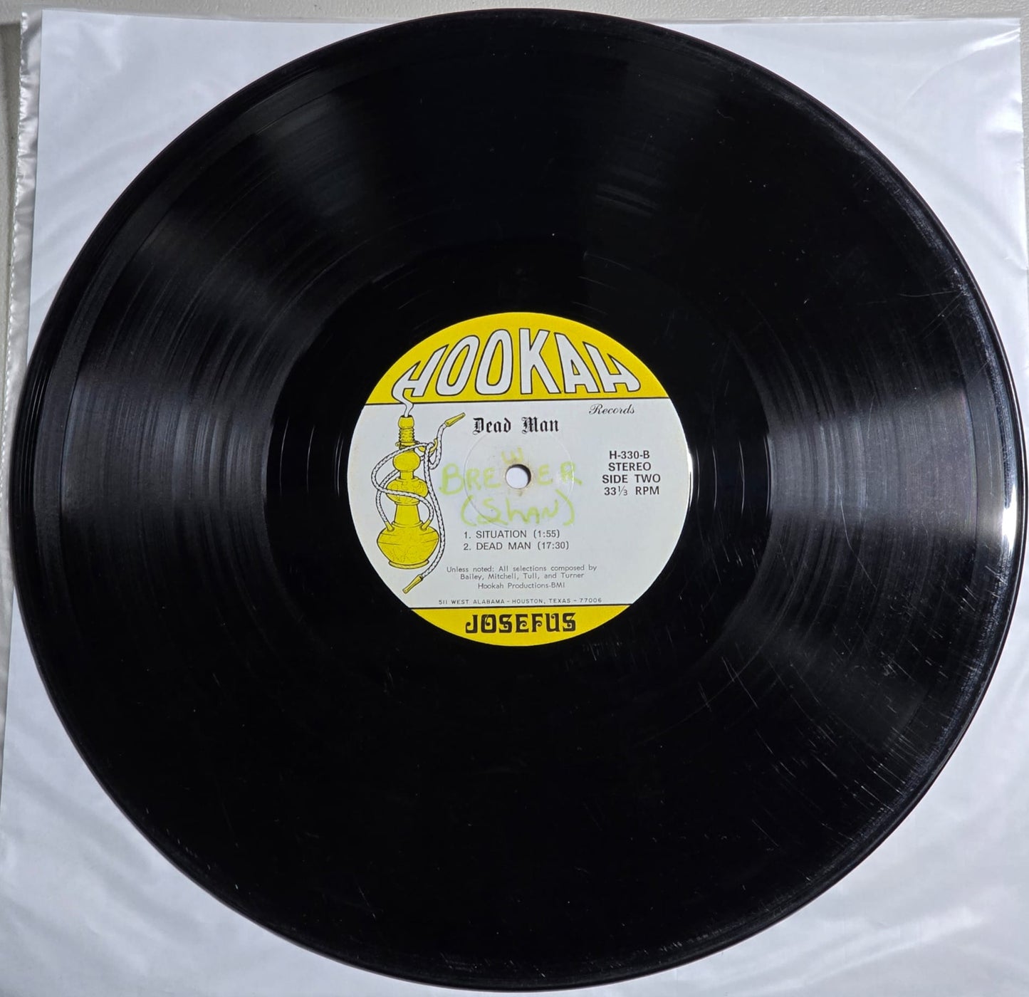 Josefus - Dead Man - OG 1970 Hookah Records