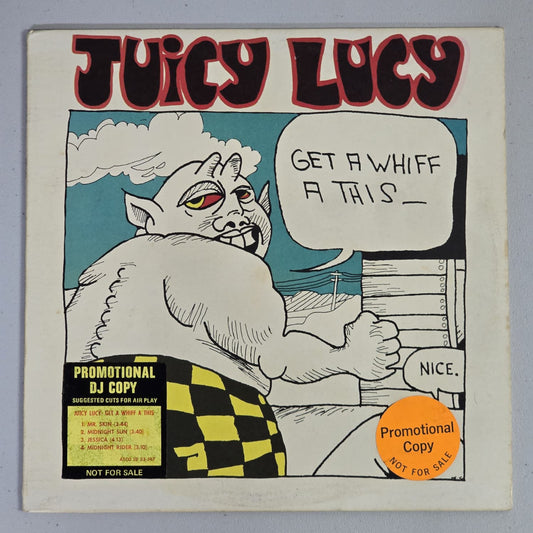 Juicy Lucy - Get A Whiff A This - 1971 White Label Promo - VG VG