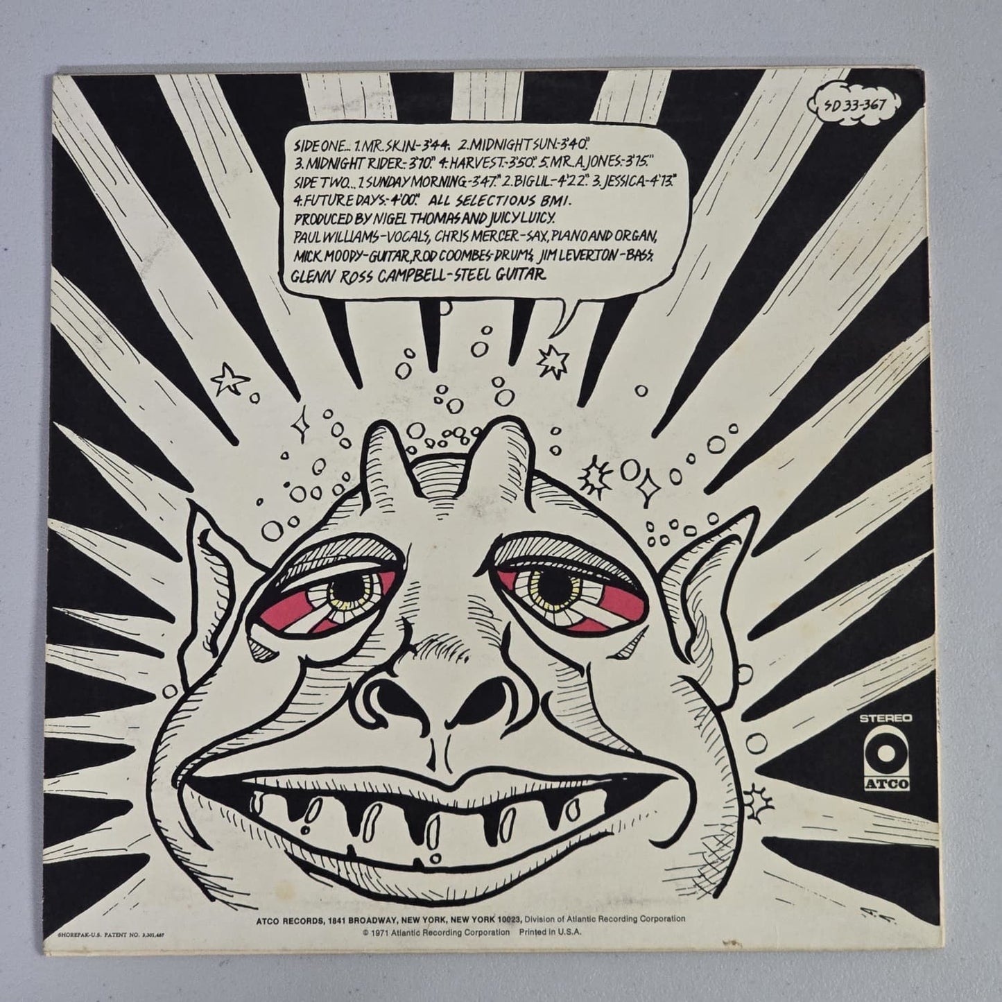Juicy Lucy - Get A Whiff A This - 1971 White Label Promo - VG VG