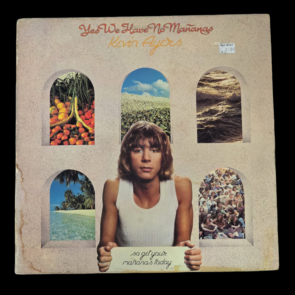 Kevin Ayers Yes We Have No Mananas 1977 ABC LP, front cover