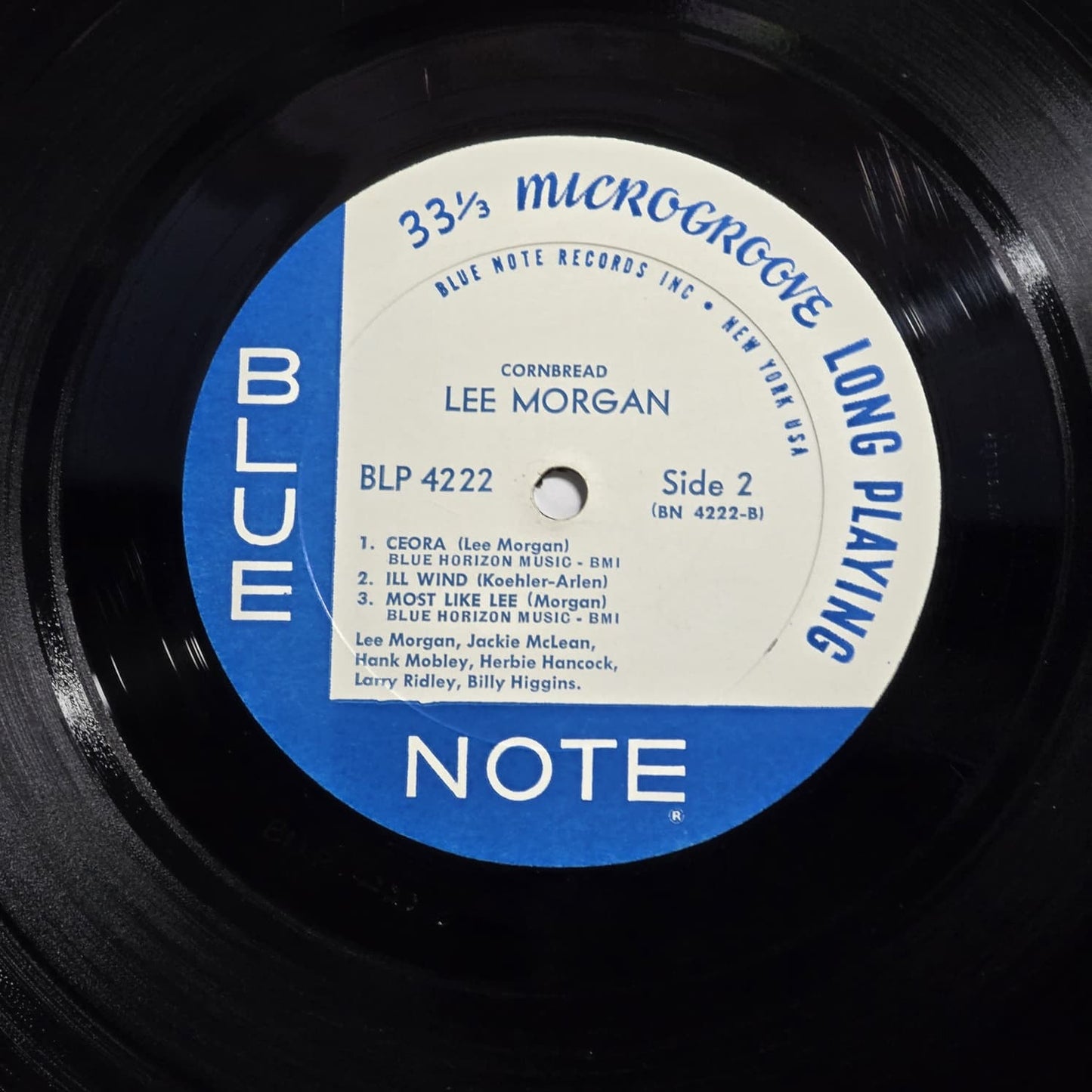 Lee Morgan – Cornbread – 1967 US Mono LP Blue Note – VG+/VG+