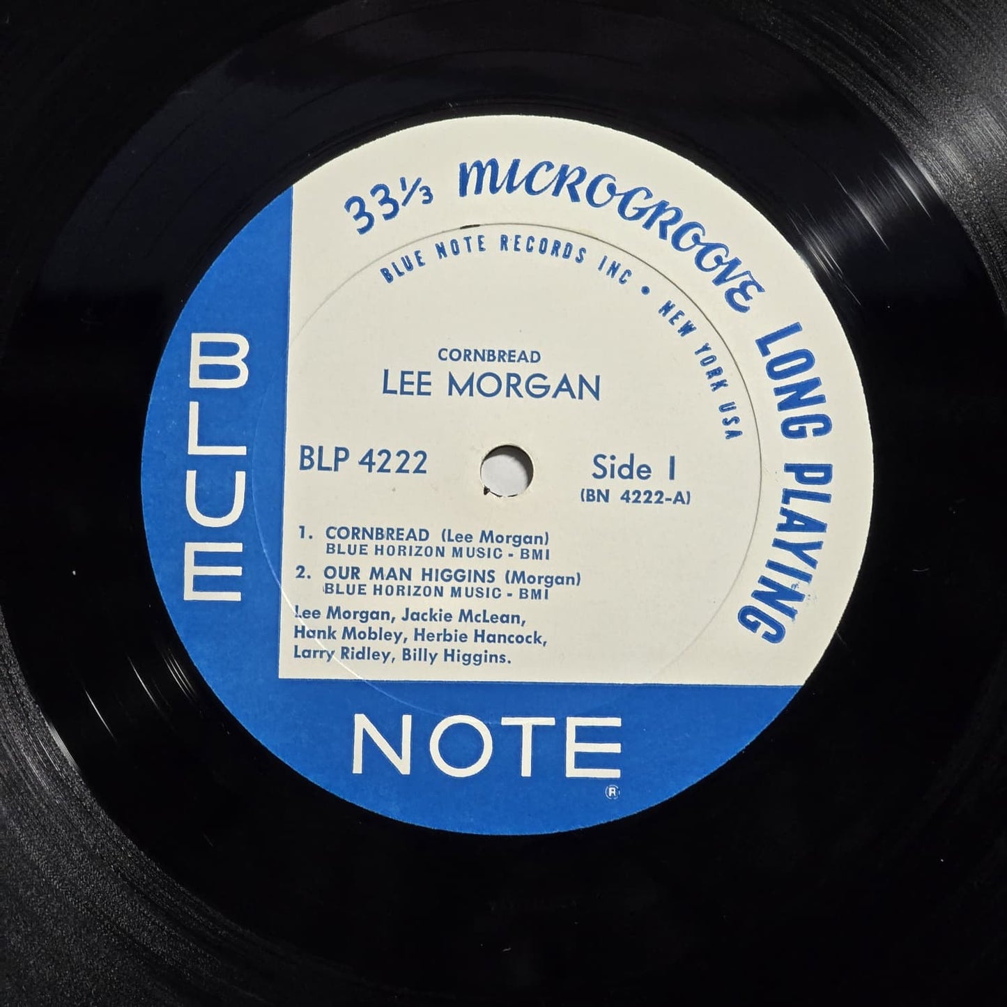 Lee Morgan – Cornbread – 1967 US Mono LP Blue Note – VG+/VG+