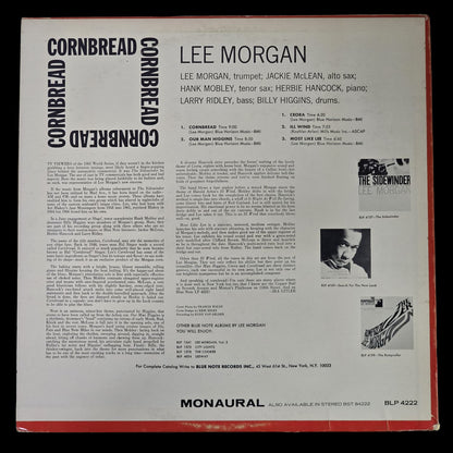Lee Morgan – Cornbread – 1967 US Mono LP Blue Note – VG+/VG+