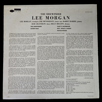 Lee Morgan – The Sidewinder – 1973 US Reissue LP Blue Note – VG+/VG+