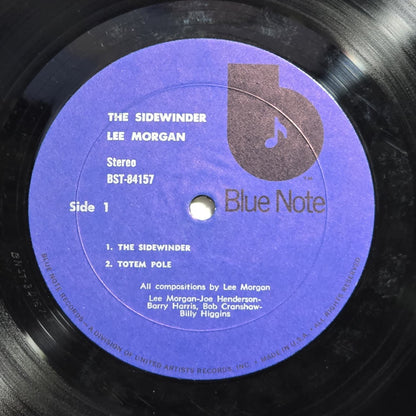 Lee Morgan – The Sidewinder – 1973 US Reissue LP Blue Note – VG+/VG+