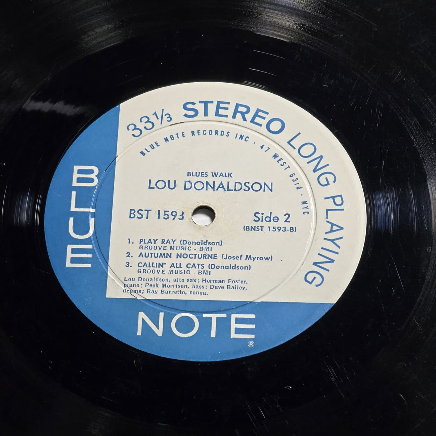 Lou Donaldson – Blues Walk – 1959 US LP Blue Note – VG/VG