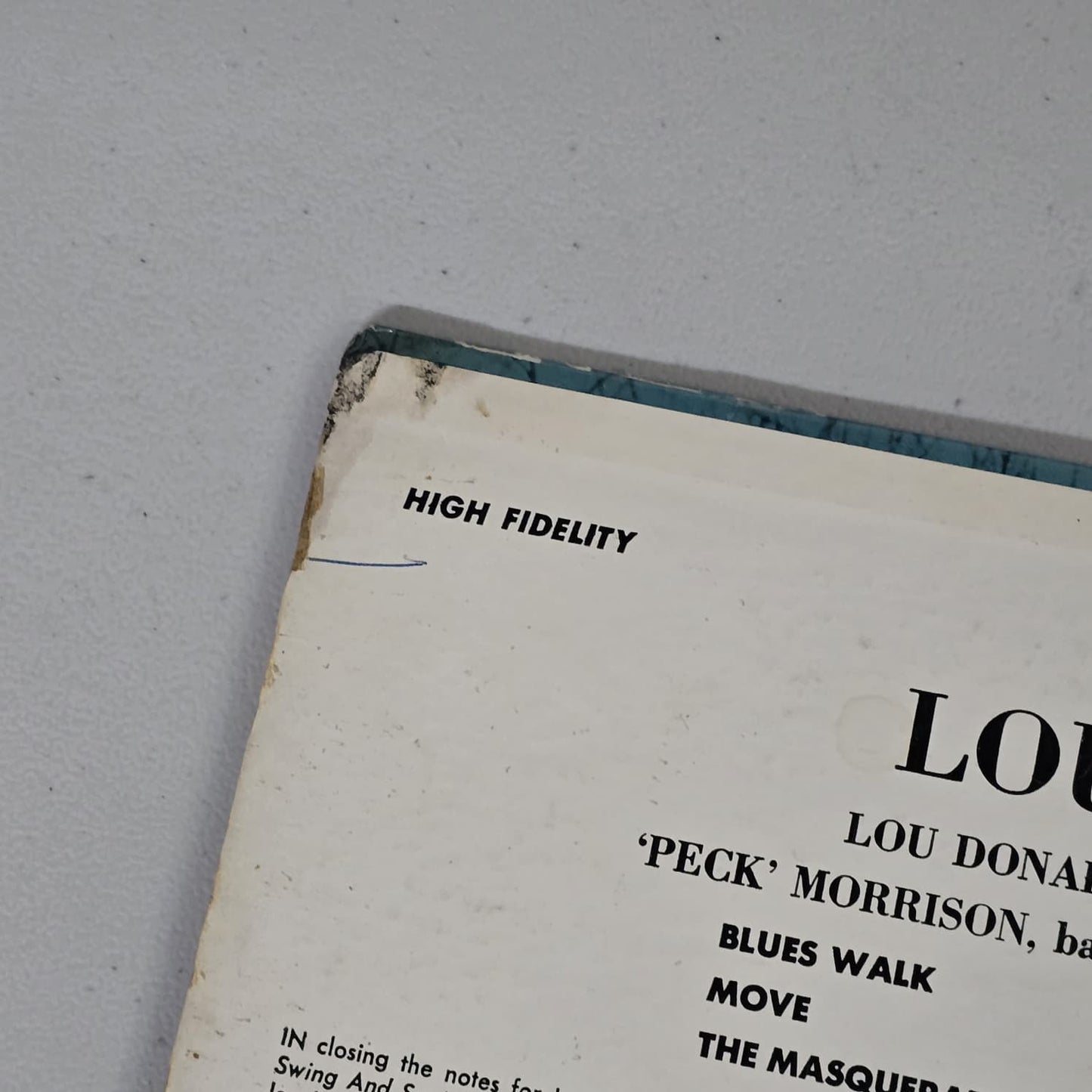 Lou Donaldson – Blues Walk – 1959 US LP Blue Note – VG/VG
