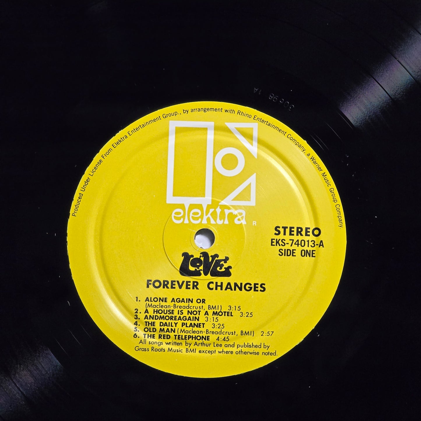 Love – Forever Changes – 2020 UK Stereo Ltd Reissue Electric Recording Co. – NM/NM