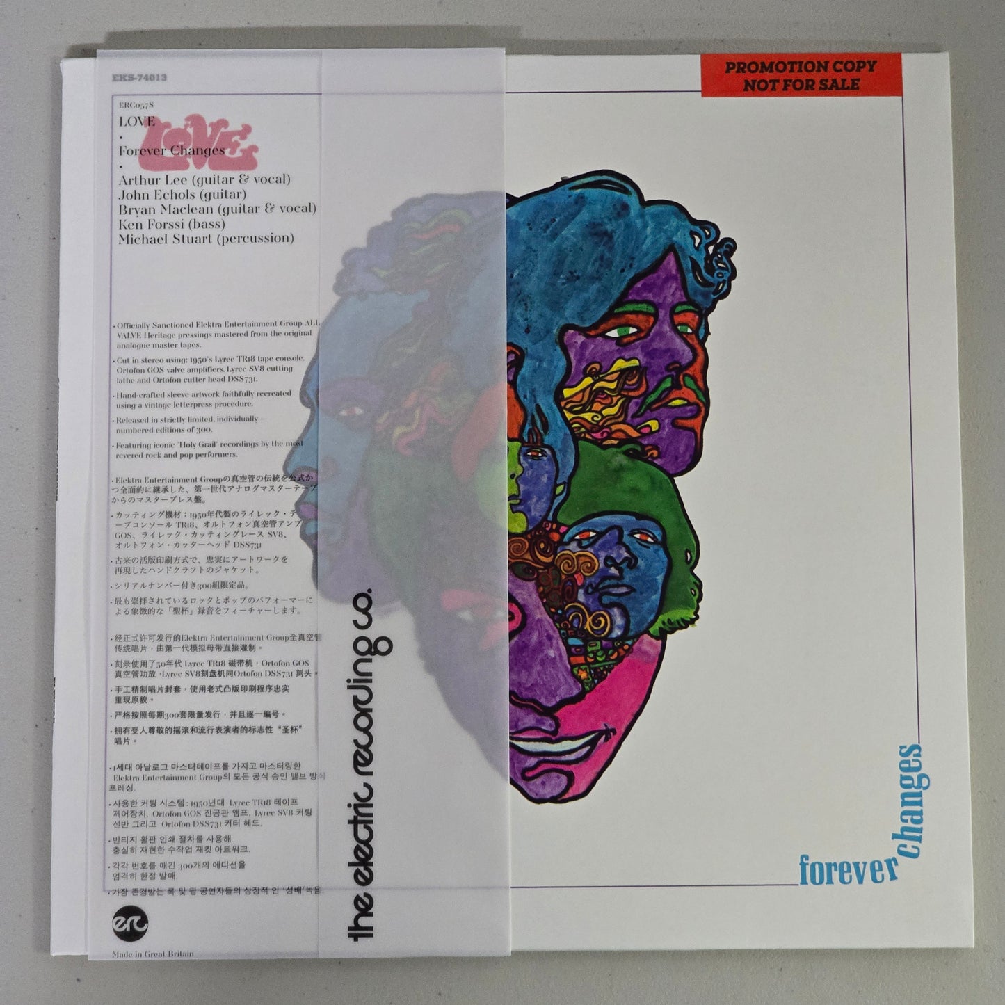 Love – Forever Changes – 2020 UK Stereo Ltd Reissue Electric Recording Co. – NM/NM