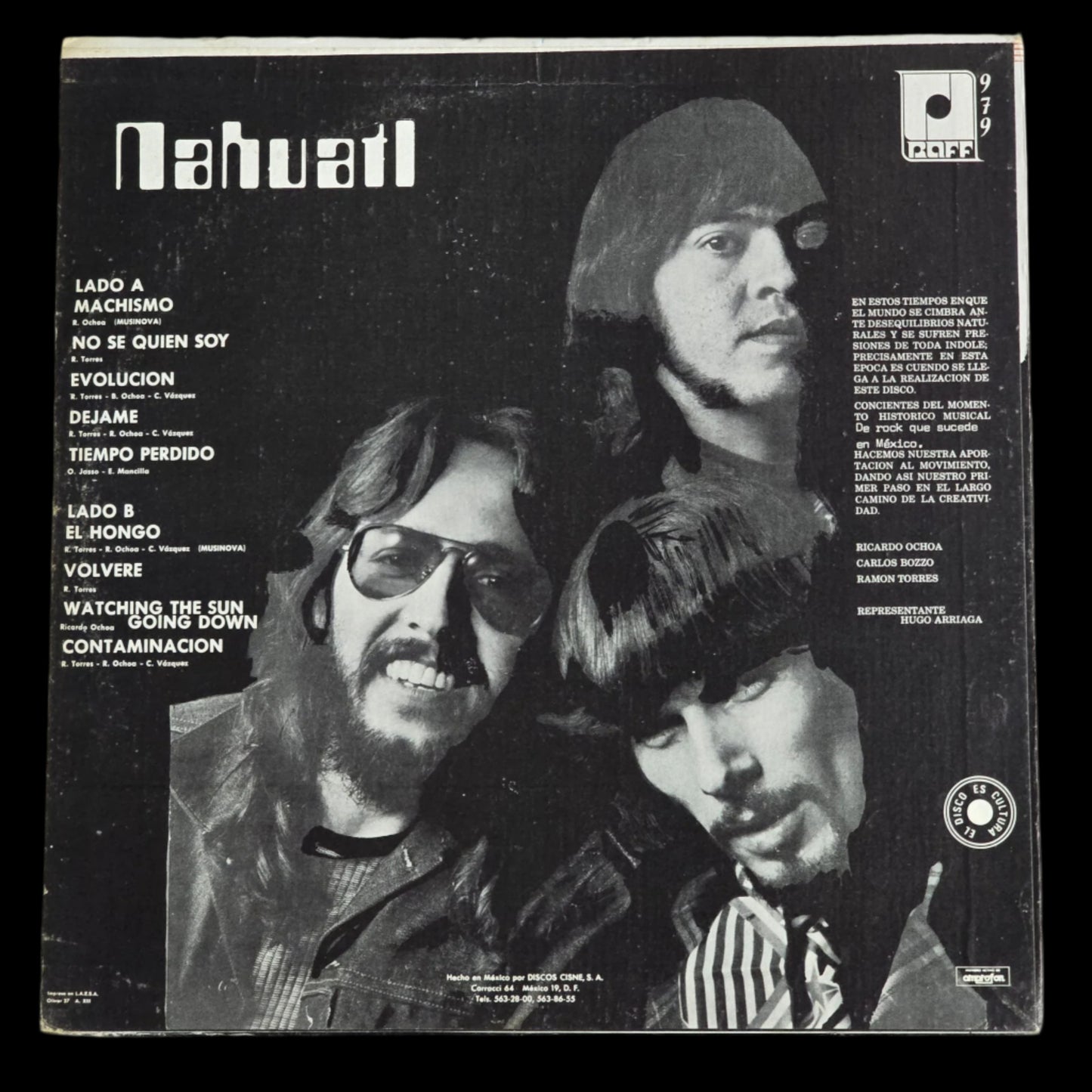 Nahuatl - Self-Titled - Mexican Hard Rock/Psych/Prog
