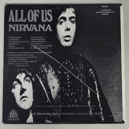 Nirvana – All Of Us – 1968 US Original Bell Records Stereo – VG+/VG
