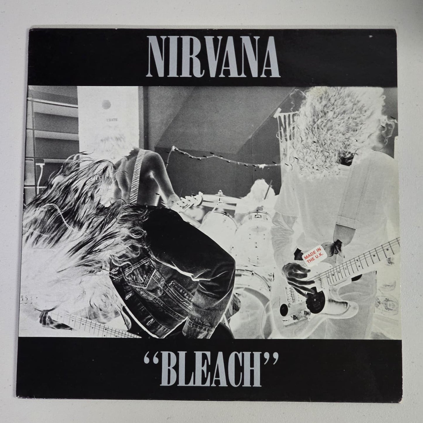 Nirvana - Bleach - UK 1ST Press - White - 1989 - NM NM