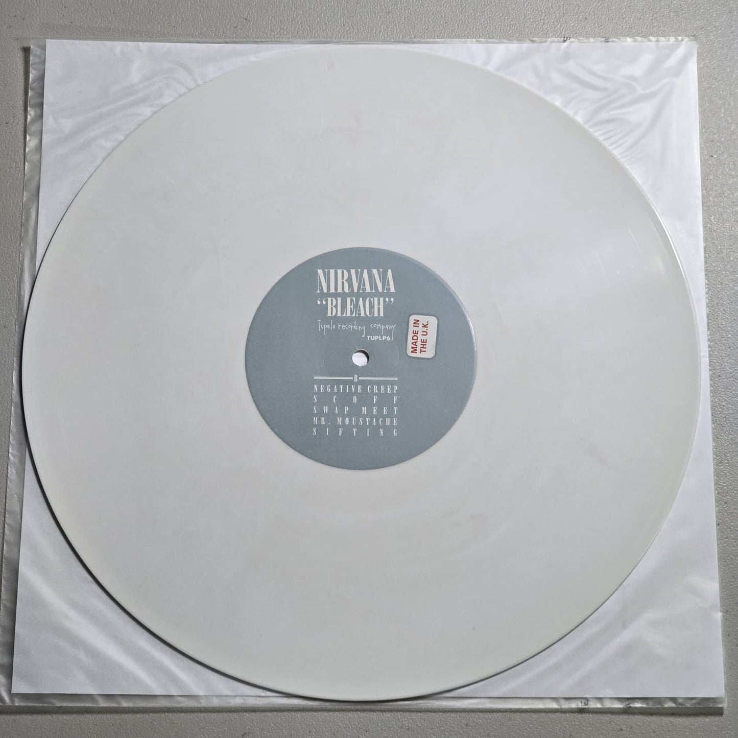 Nirvana - Bleach - UK 1ST Press - White - 1989 - NM NM
