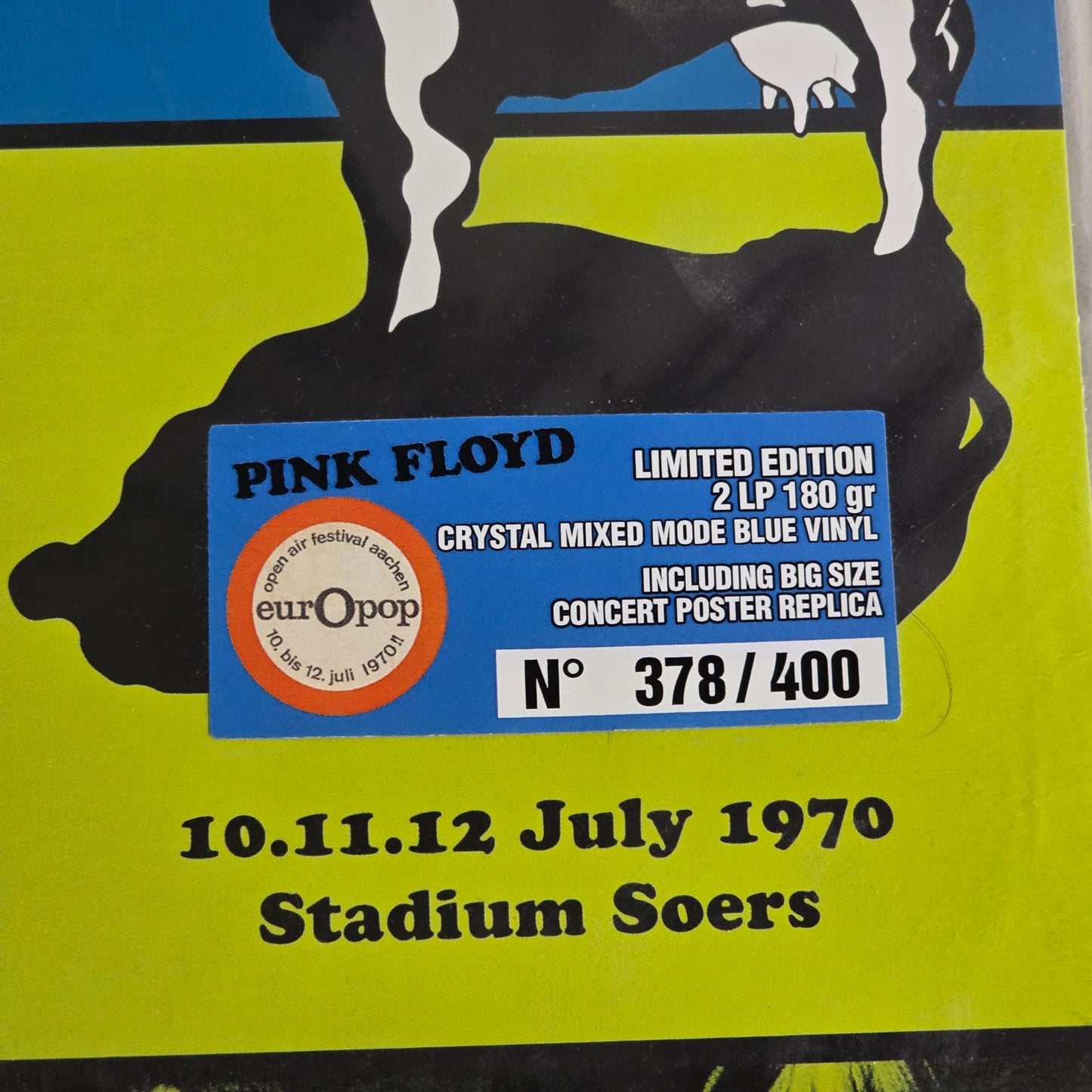 Pink Floyd - Open Air Pop-Festival Aachen - 2 LP Set with Poster