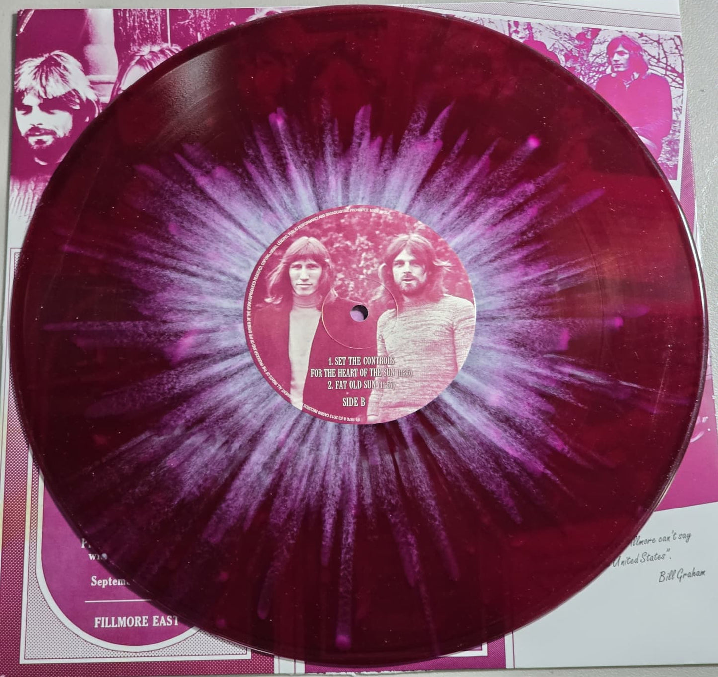 Pink Floyd - Fillmore East September 27, 1970 - 2015 - EU Stereo - Purple Splatter - NM VG+