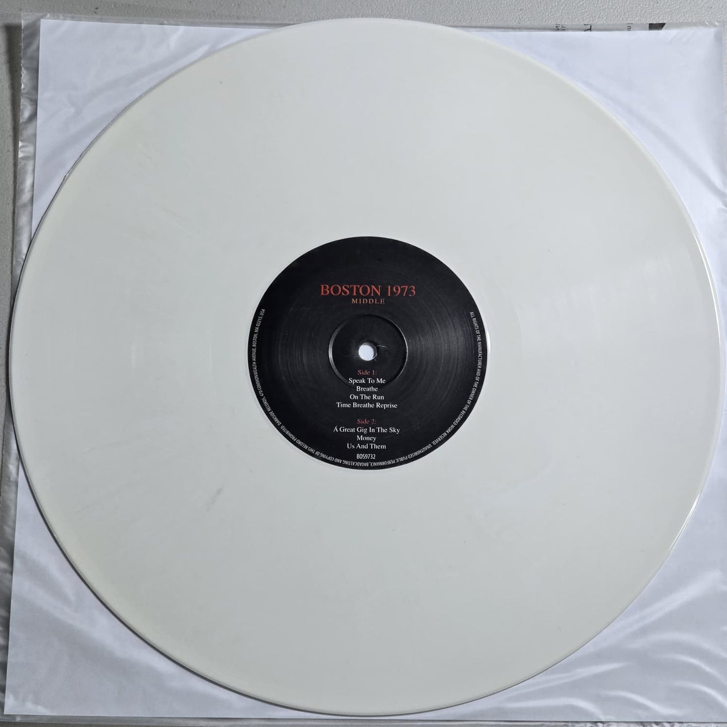 Pink Floyd - Boston Music Hall 14th March 1973 - 2018 3LP - Marbled White - VG++ VG+