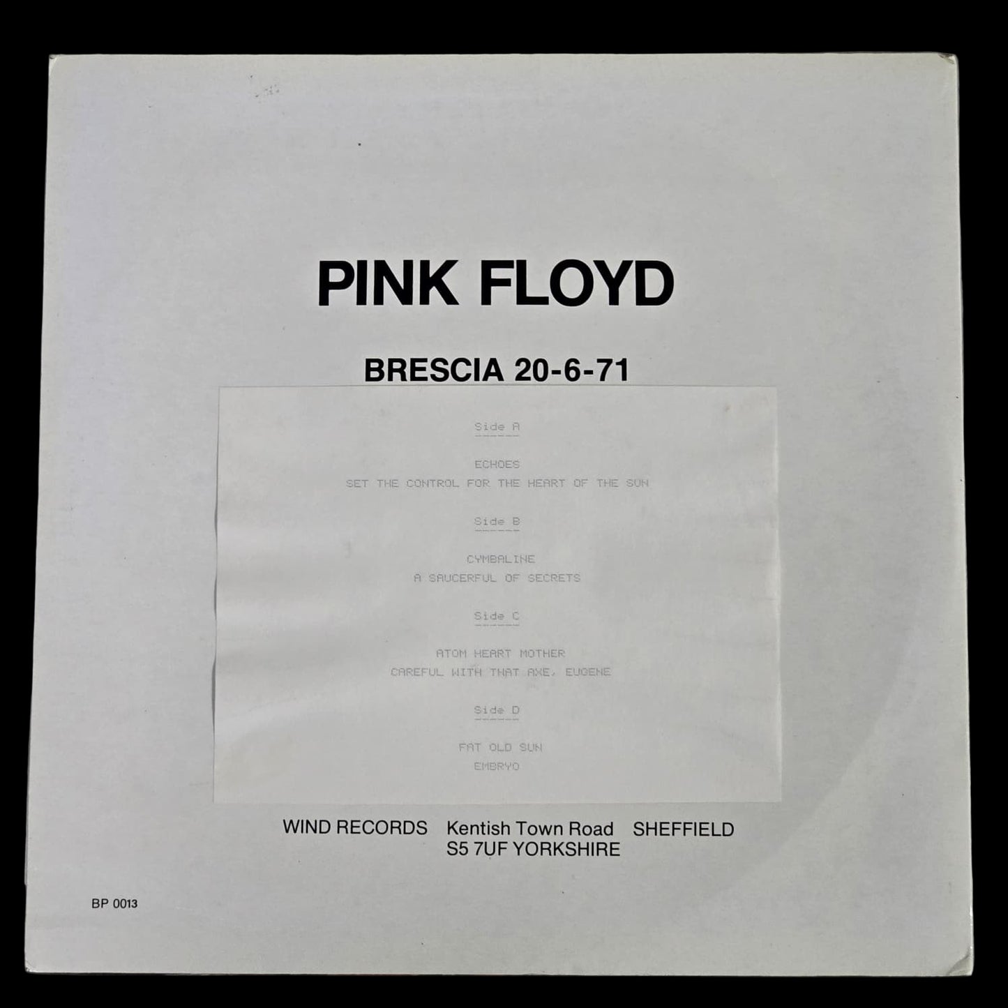Pink Floyd - Brescia 20-6-71 - 2 LP - Brown/Gray
