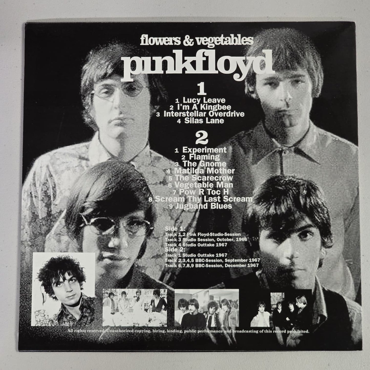 Pink Floyd - Flowers & Vegetables - Pink Marble - Bootleg - 2006 - NM NM