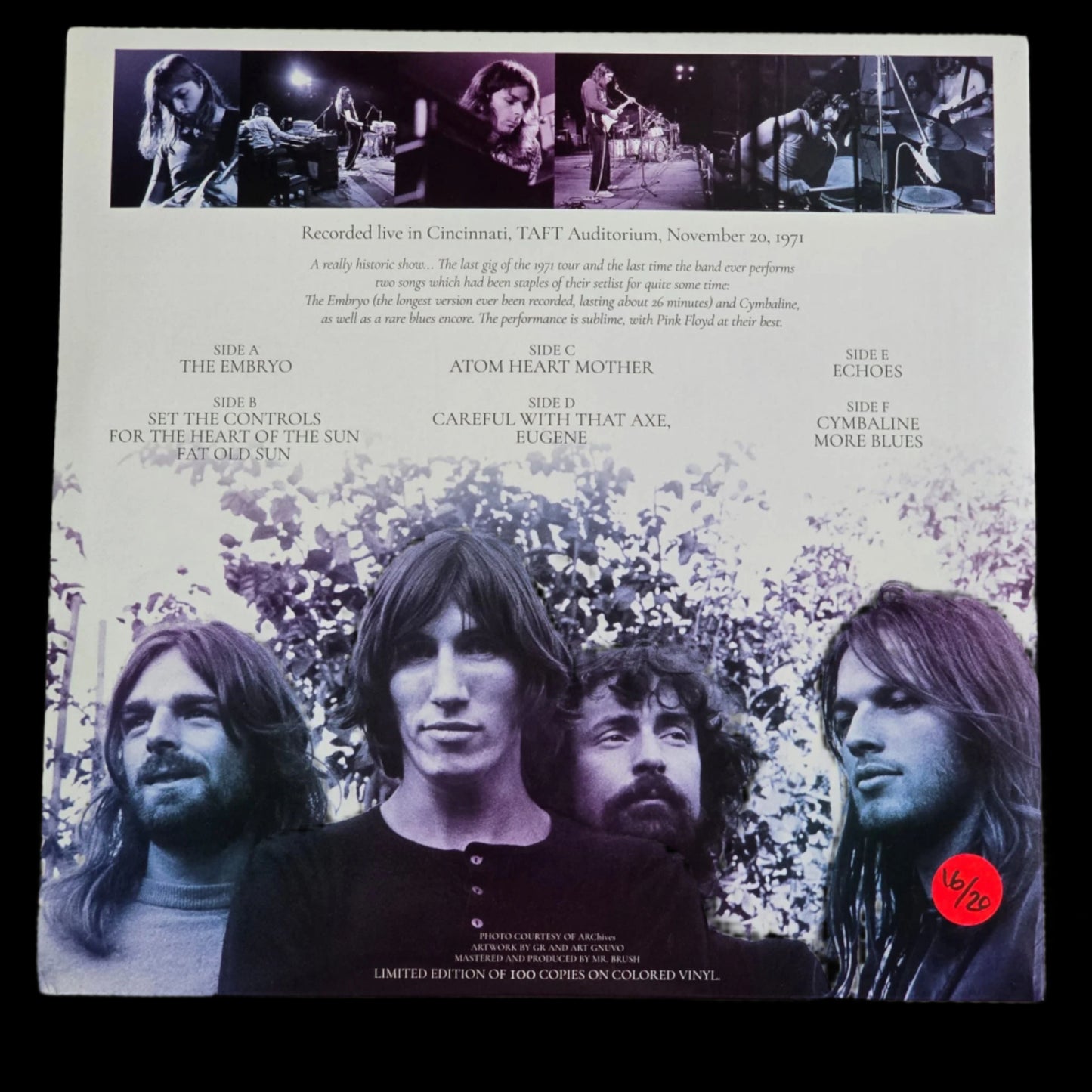 Pink Floyd - Moon Bloom - 3 LP Clear - Test Pressing
