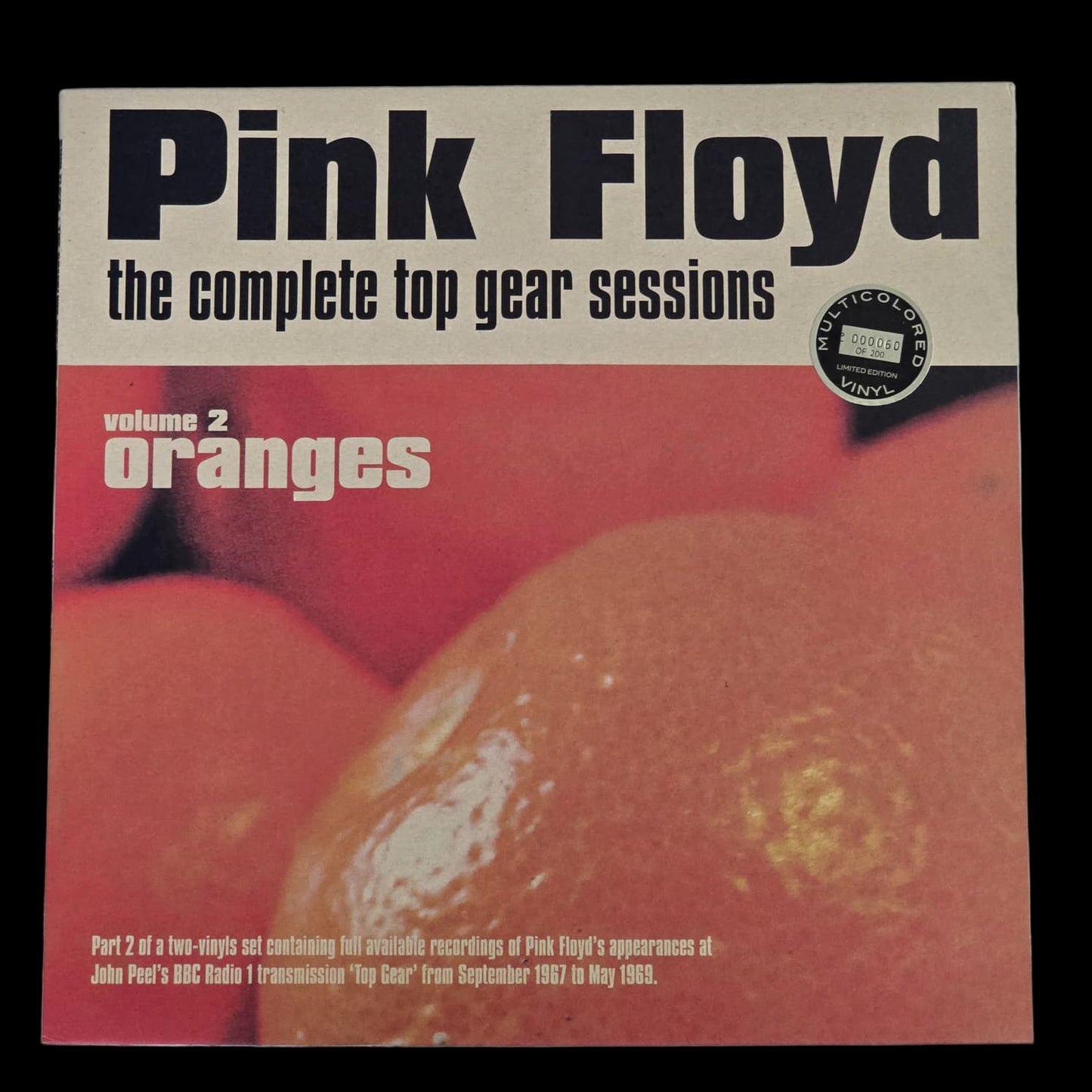 Pink Floyd - The Complete Top Gear Sessions Vol. 2 of 2 - 2011 - 'Oranges' Italy - Red Splatter - NM NM