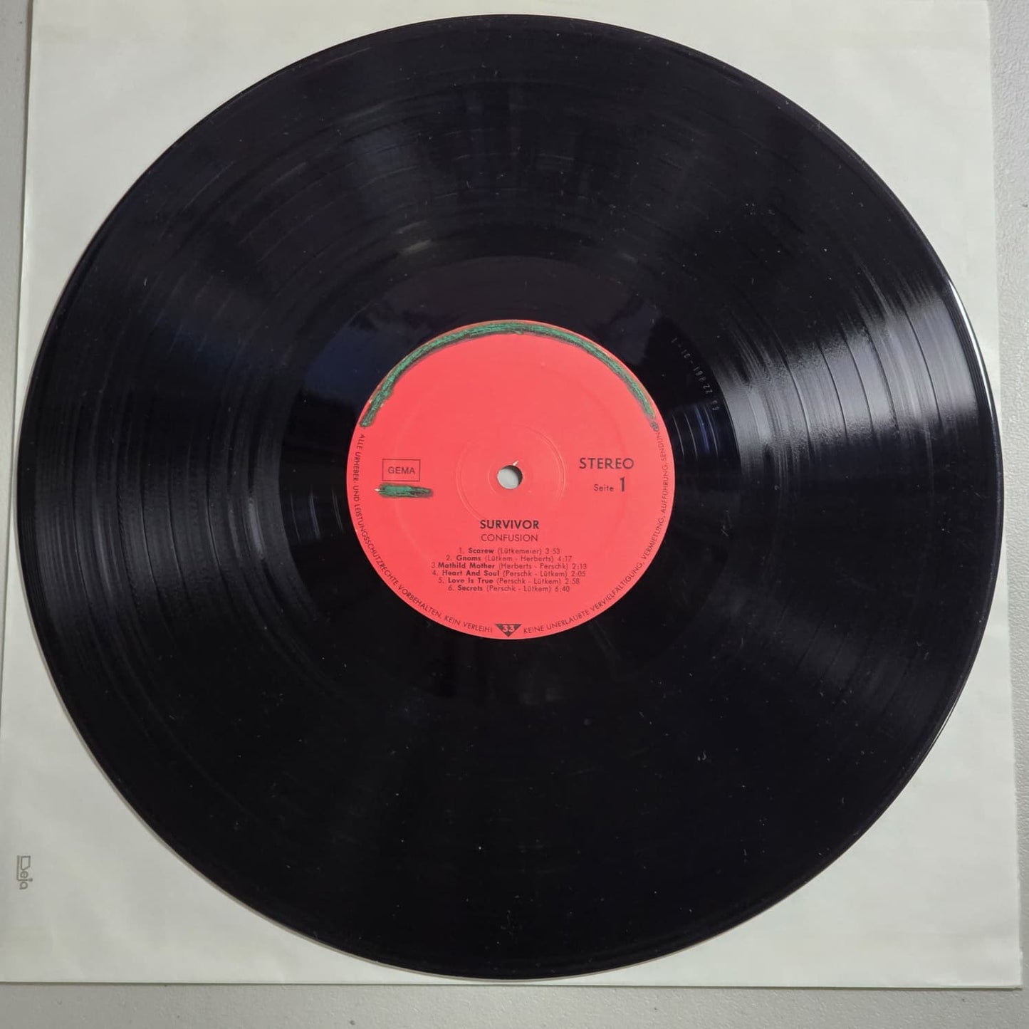 Pink Floyd - Survivor - 1985 - 6622961-01 - Germany Stereo - VG+ VG+