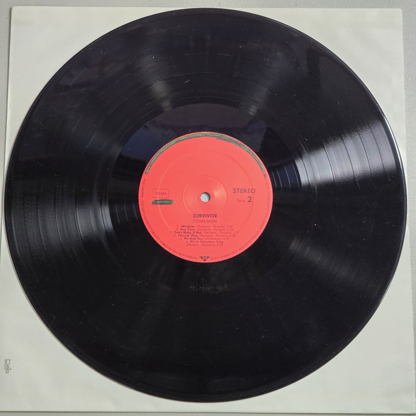 Pink Floyd - Survivor - 1985 - 6622961-01 - Germany Stereo - VG+ VG+