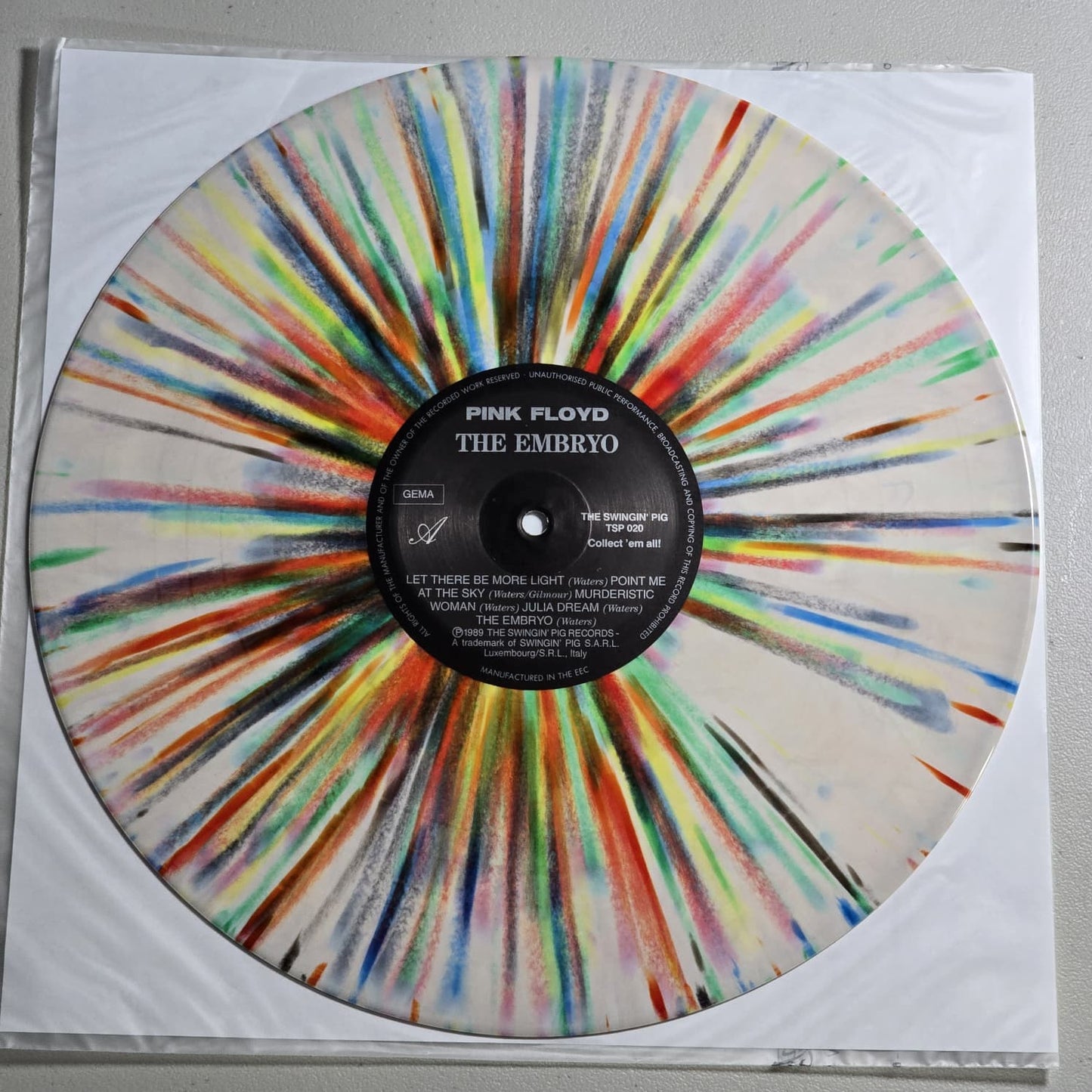 Pink Floyd - The Embryo - The Swingin Pig - 1989 - MCV - VG+ NM - Bootleg