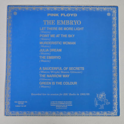Pink Floyd - The Embryo - The Swingin Pig - 1989 - MCV - VG+ NM - Bootleg