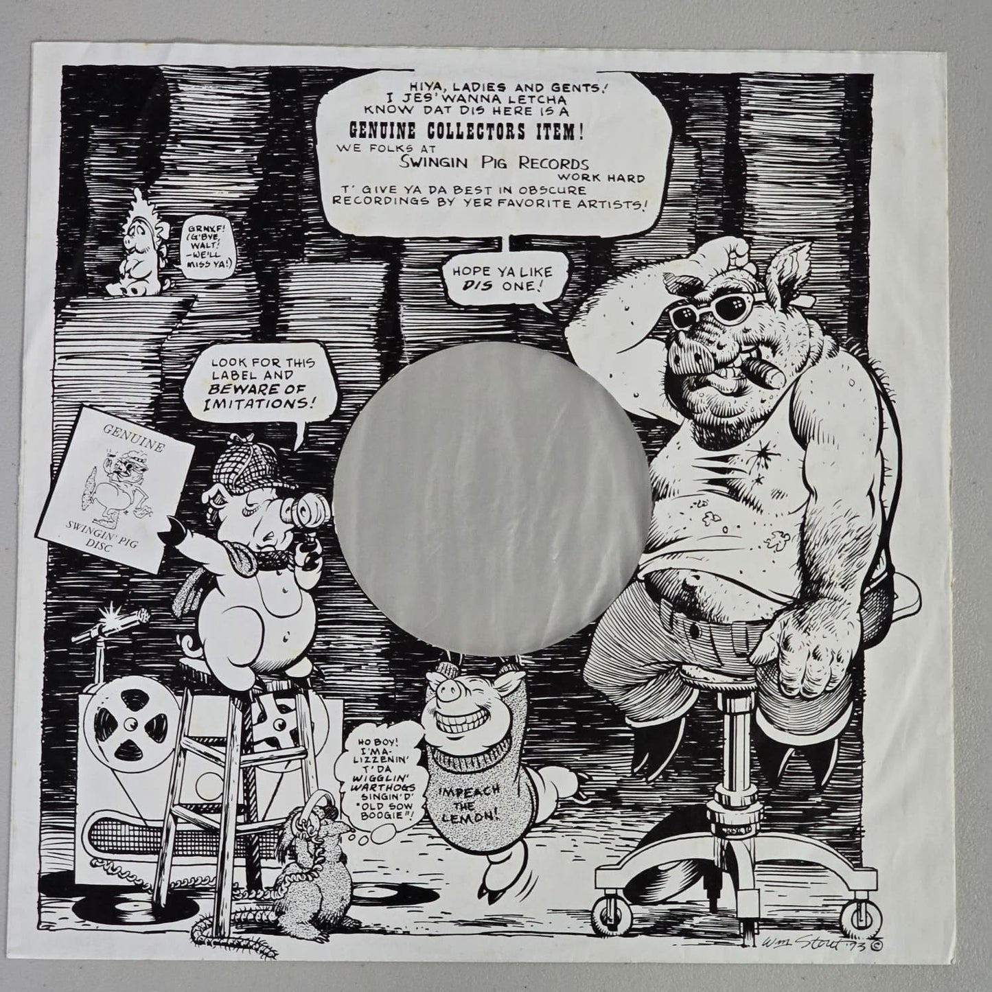 Pink Floyd - The Embryo - The Swingin Pig - 1989 - MCV - VG+ NM - Bootleg