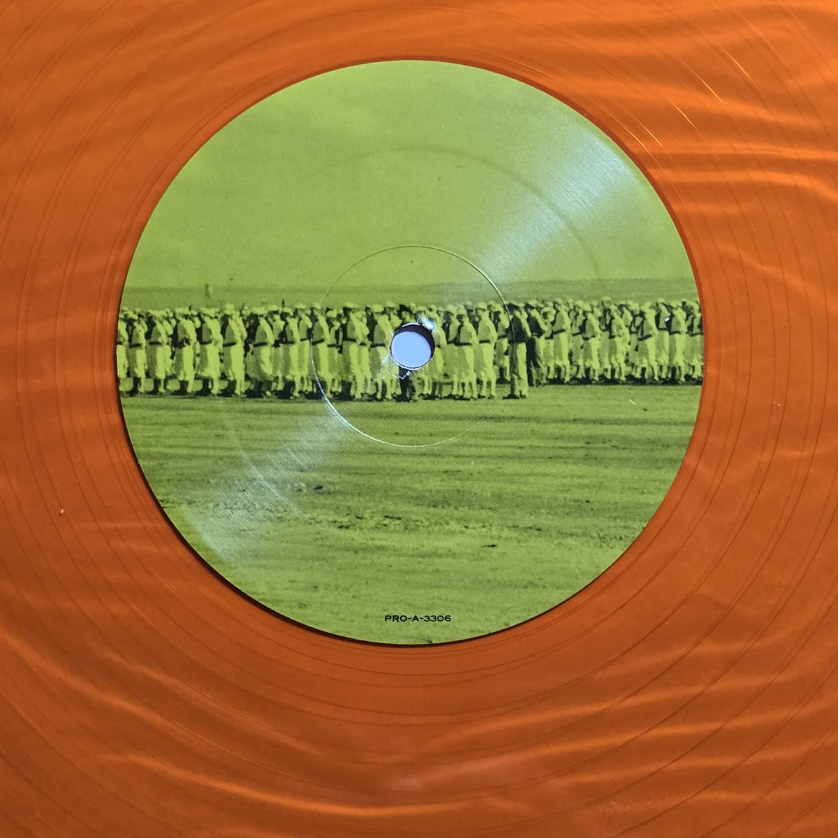 R.E.M. Orange Crush 1988 promo 12 inch orange vinyl, side B label