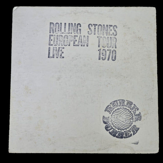 Rolling Stones – European Tour Live 1970 – Rubber Dubber 70-008 – US Bootleg – VG+ VG+