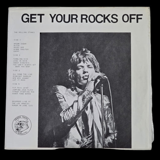 Rolling Stones - Get Your Rocks Off - TMQ 2806 - 1973 US Bootleg - NM NM Translucent Orange Brown Vinyl