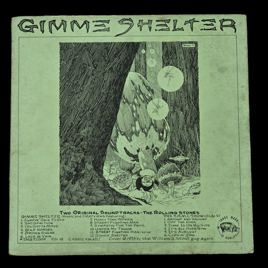 Rolling Stones - Gimmie Shelter - TMQ 72009 - 1973 US Bootleg - NM VG+ Black Green Splatter Vinyl