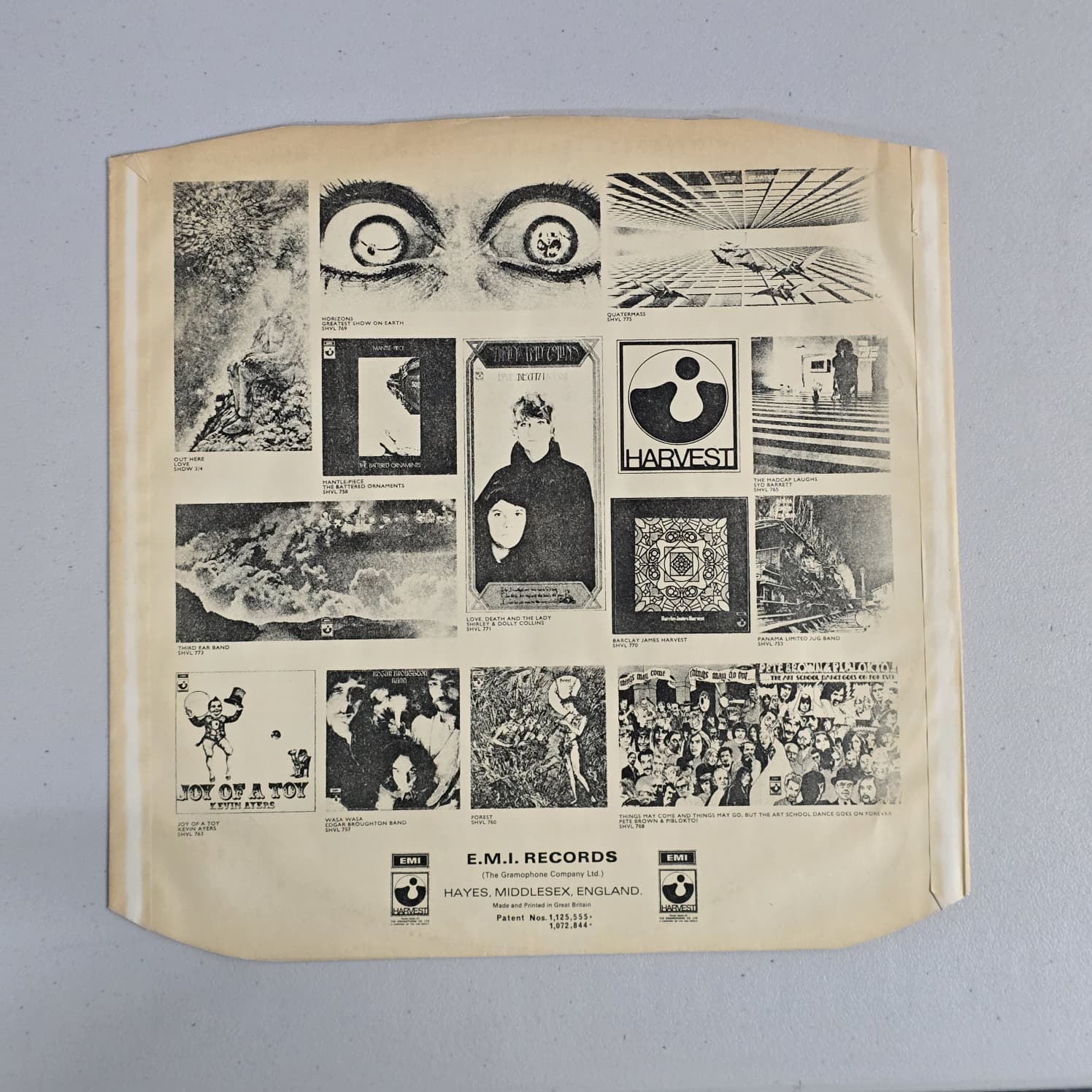 Syd Barrett – The Madcap Laughs (1970 UK) Harvest SHVL 765 – 1st