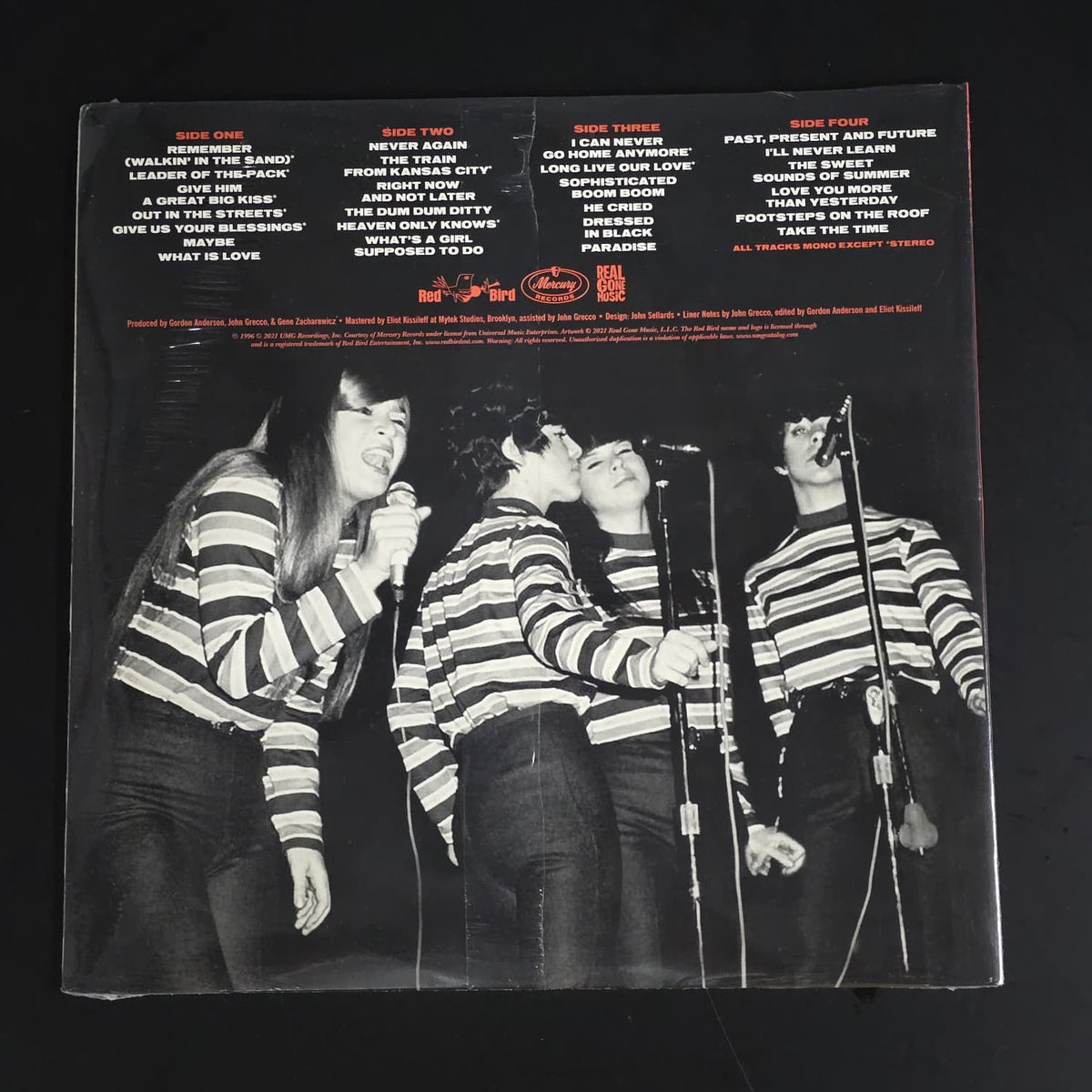 The Shangri-Las Best Of Red Bird And Mercury RSD 2LP, back cover, sealed