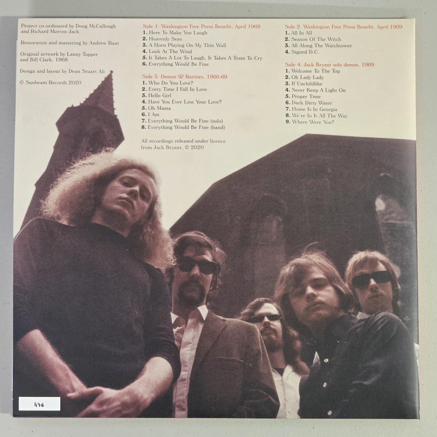 The Fallen Angels - Paradise Lost Live and Unreleased 1966-69 - RSD 2020 - 2 LP - NM NM