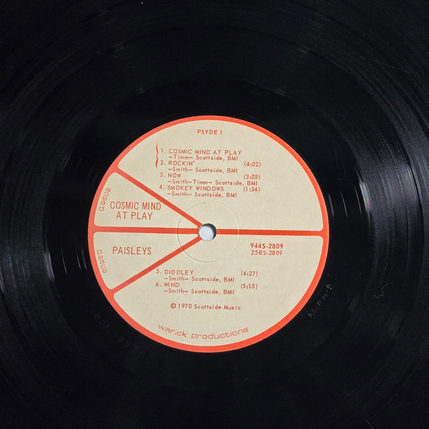 The Paisleys - Cosmic Mind At Play - 1970 OG