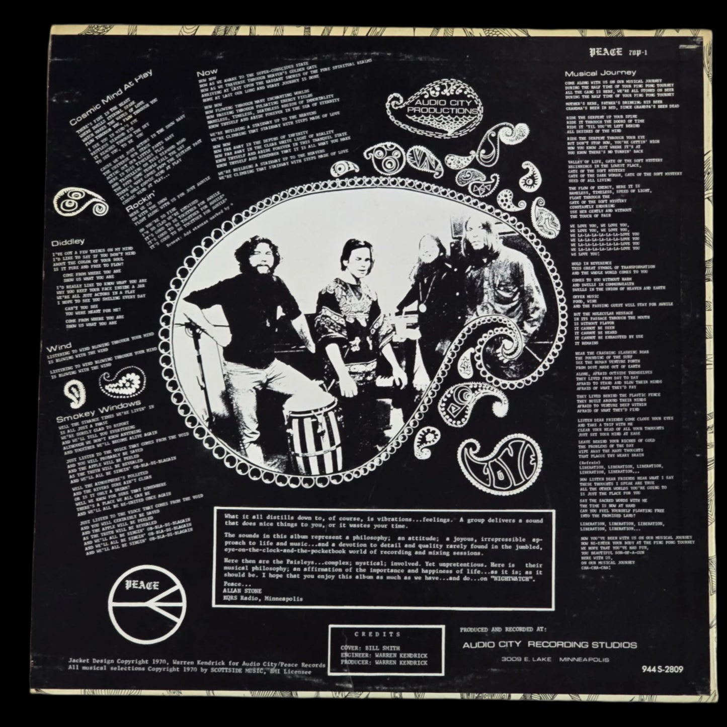 The Paisleys - Cosmic Mind At Play - 1970 OG