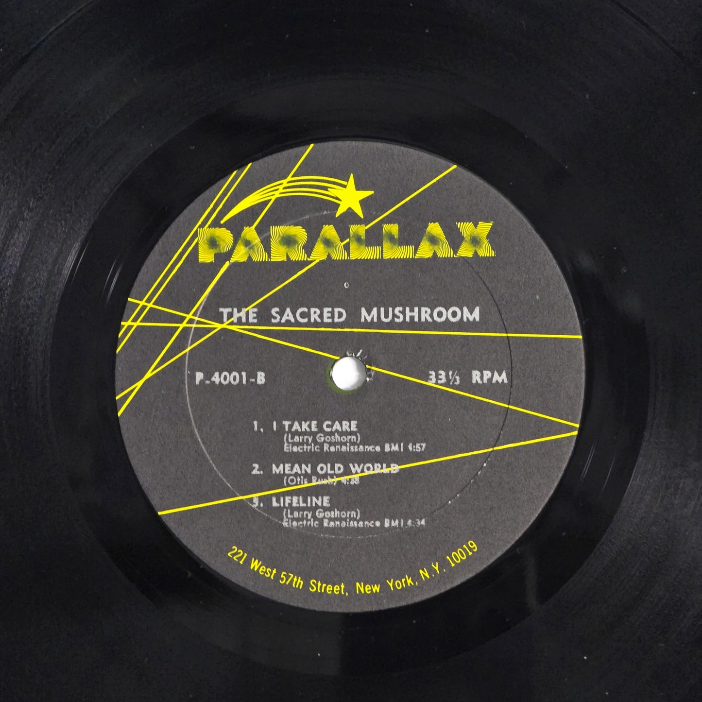 The Sacred Mushroom - Self Titled - 1st US Stereo Press