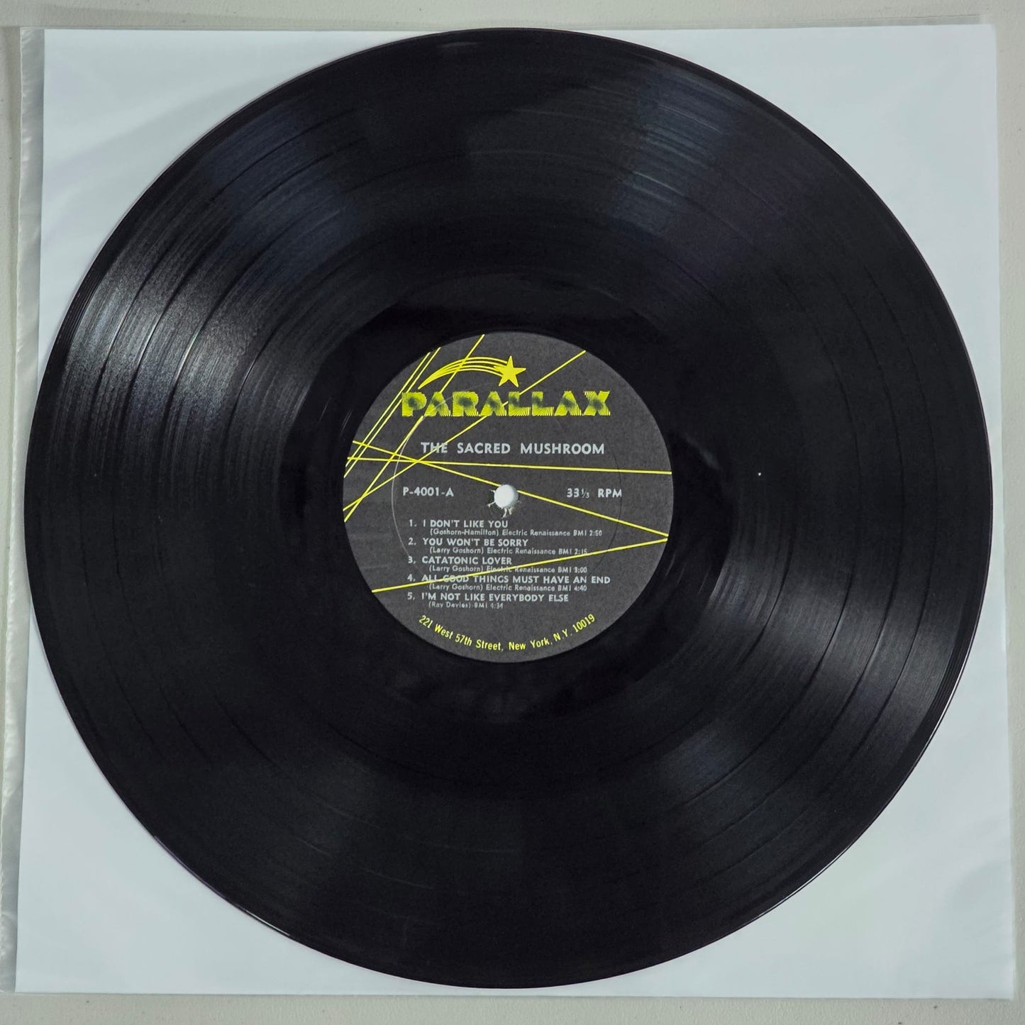 The Sacred Mushroom - Self Titled - 1st US Stereo Press