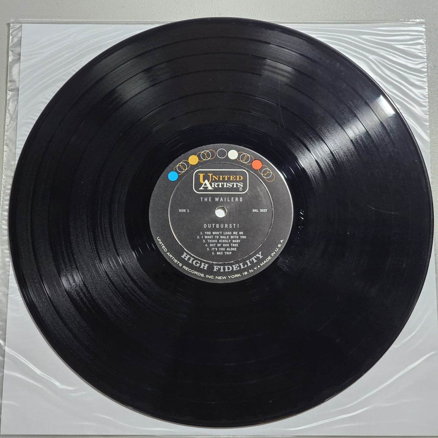 The Wailers – Outburst! – 1966 US Mono LP United Artists – VG+/NM