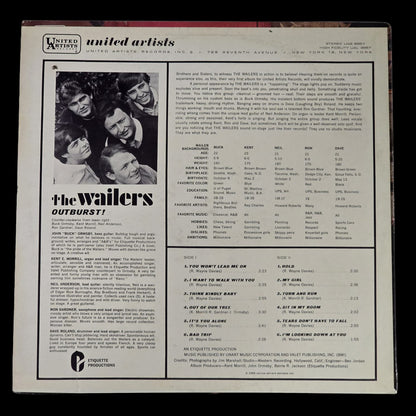 The Wailers – Outburst! – 1966 US Mono LP United Artists – VG+/NM