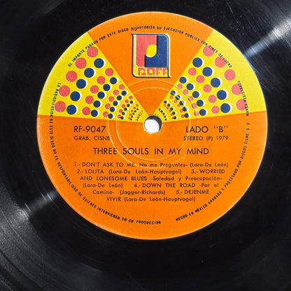 Three Souls In My Mind - Grabado En 1968 Vol. 1 - 1979 Mexico LP - Raff RF-9047