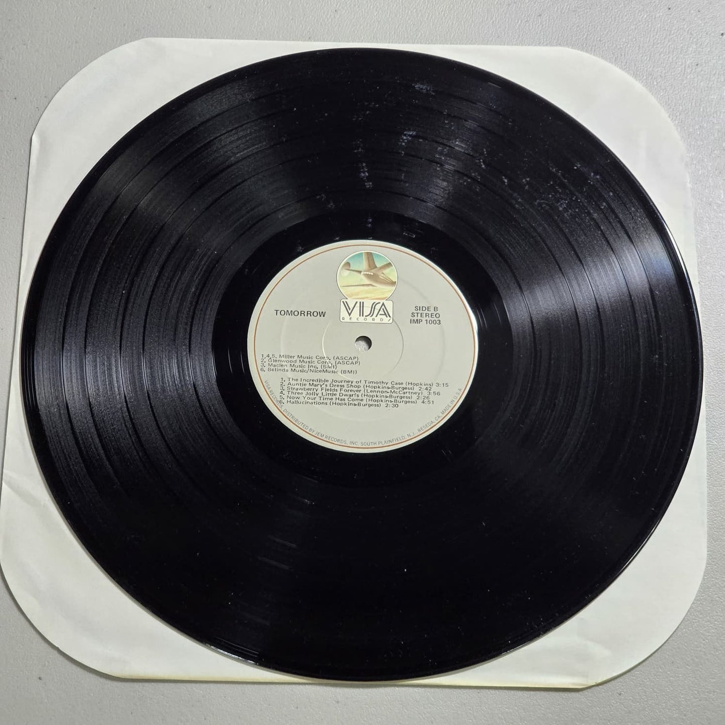 Tomorrow feat. Keith West - Tomorrow LP - 1978 US Visa Records IMP 1003