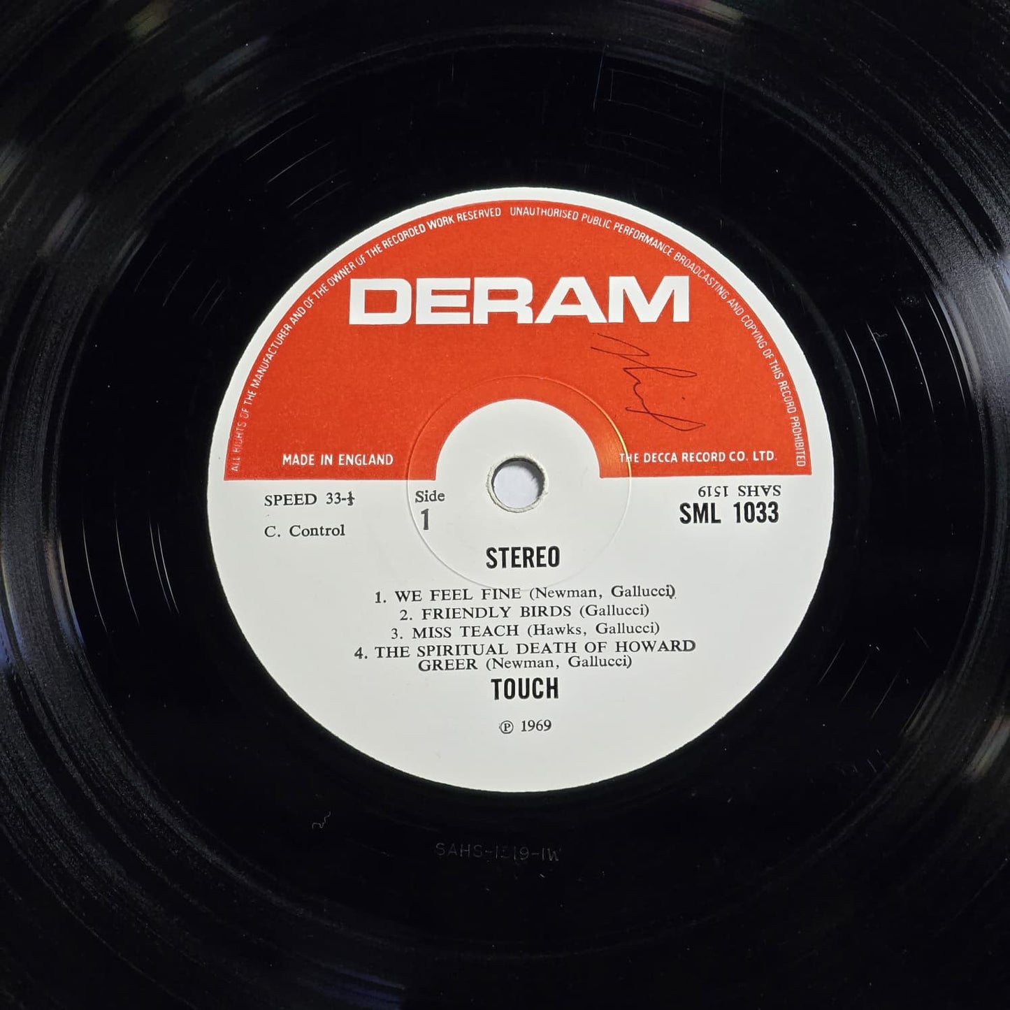 Touch - Self-Titled - UK - 1969 - Gatefold with Poster