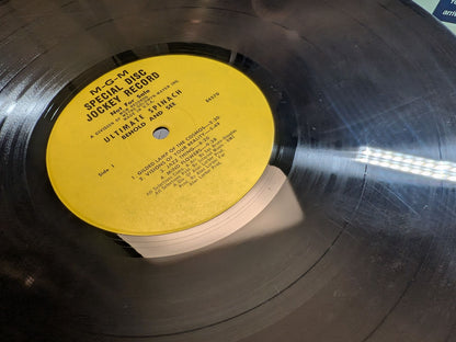 Ultimate Spinach Behold & See 1968 MGM mono DJ promo LP, side 1 label close-up