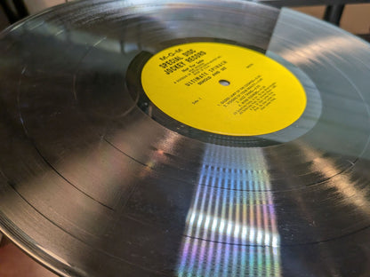 Ultimate Spinach Behold & See 1968 MGM mono DJ promo LP, side 1 vinyl surface