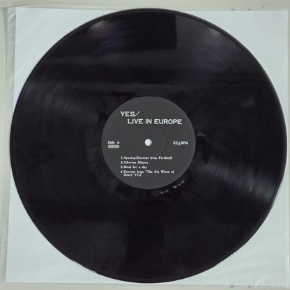 Yes - Live In Europe - Japan OG 812